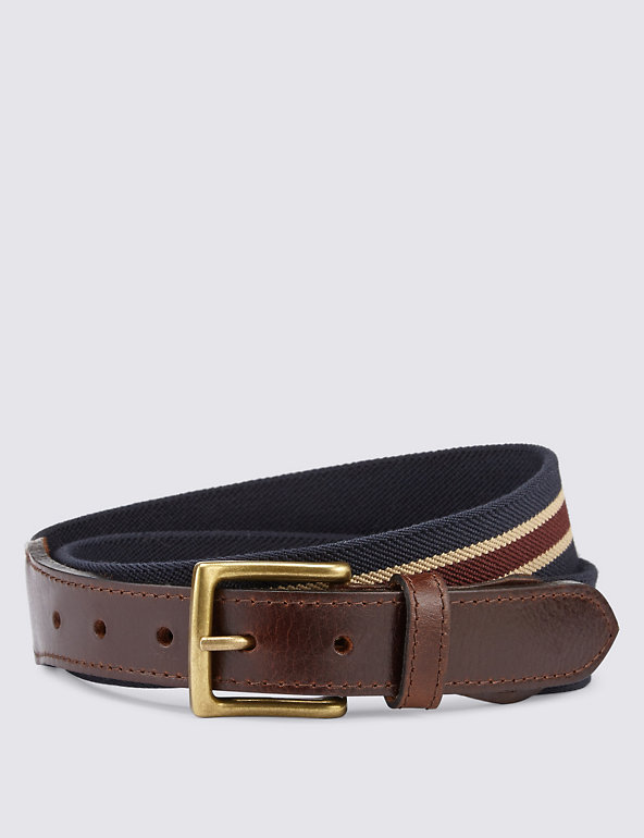 Striped Square Buckle Belt Image 1 of 1