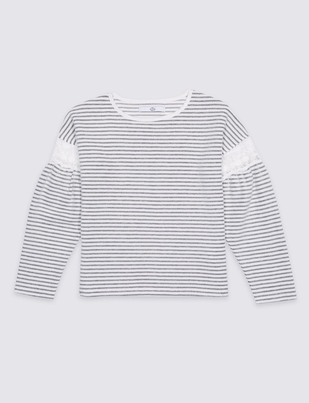 Striped Sweatshirt (3-14 Years) 1 of 6