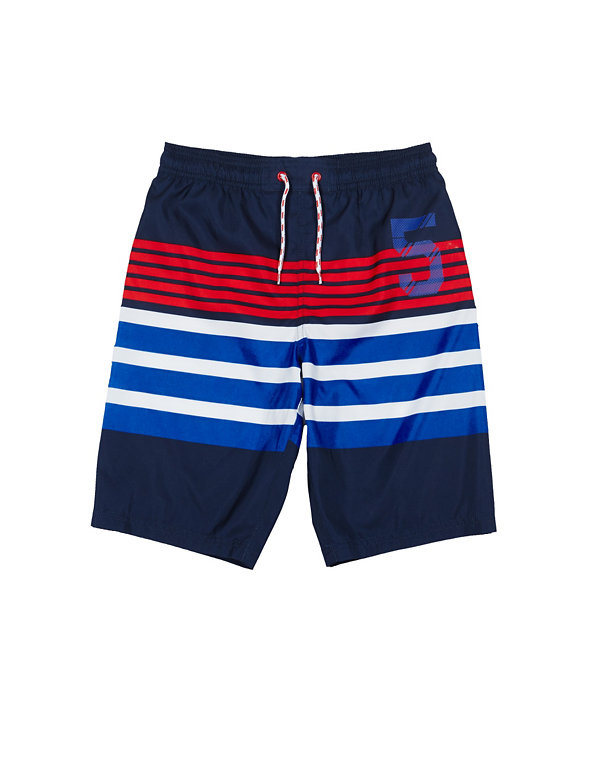 Striped Swim Shorts (5-14 Years) Image 1 of 2
