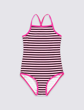 Striped Swimsuit (3-14 Years) Image 2 of 3
