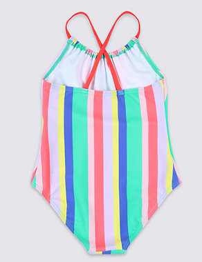 Striped Swimsuit (3-16 Years) Image 2 of 3