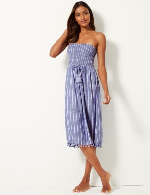 Striped Swing Beach Dress | M\u0026S 