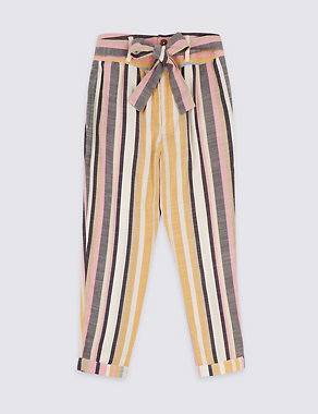 Striped Trousers (3-16 Years) Image 2 of 4