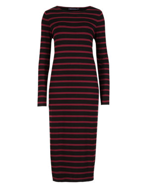 Striped Tube Bodycon Dress Image 2 of 4