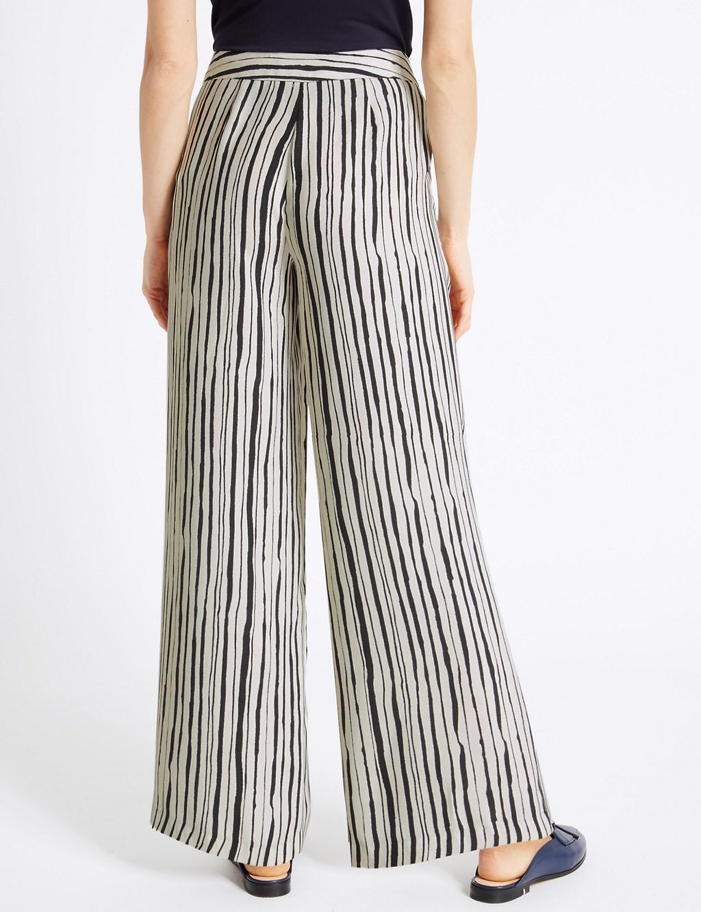 Striped Wide Leg Trousers 4 of 6