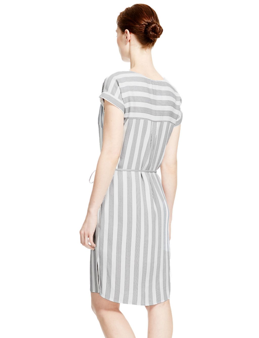 Striped Woven Shift Dress 4 of 4