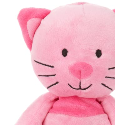 Pink cat best sale soft toy