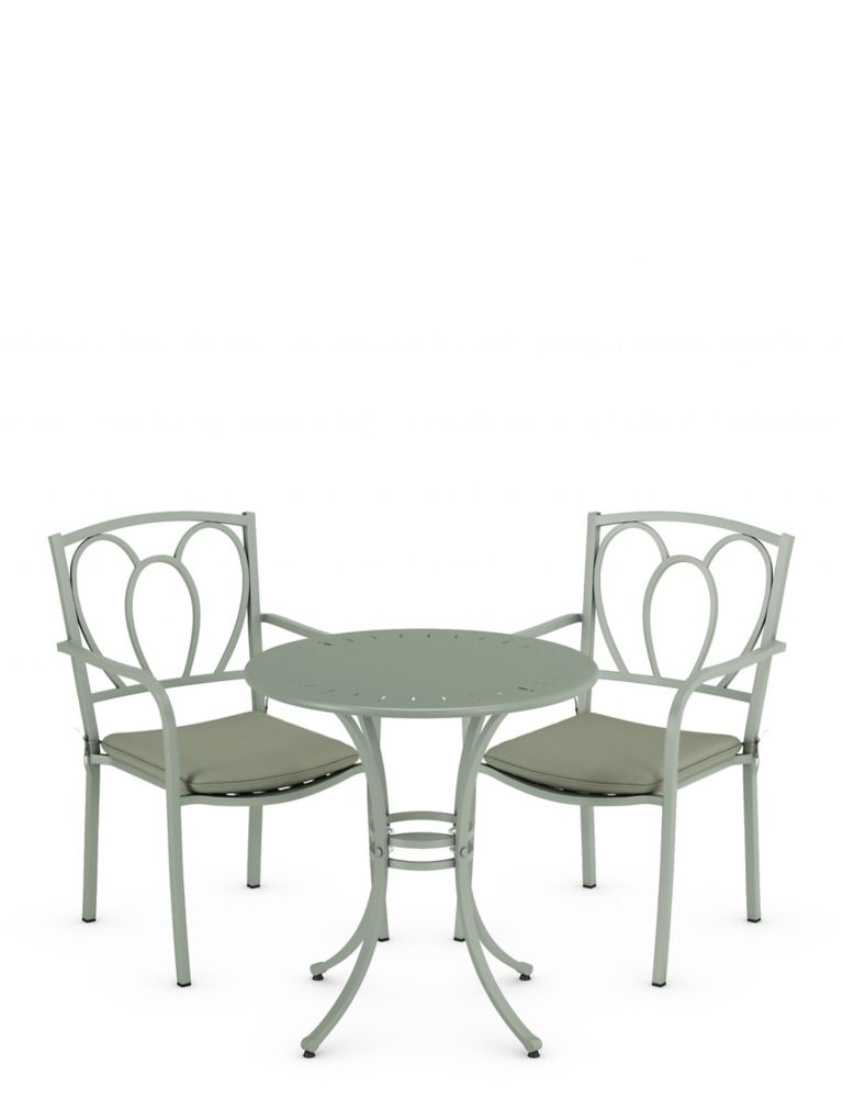 Stroud 2 Seater Bistro Table & Chairs 2 of 6