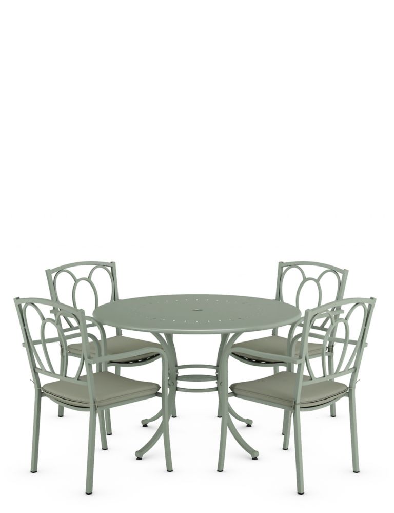 Stroud 4 Seater Garden Table & Chairs 2 of 6