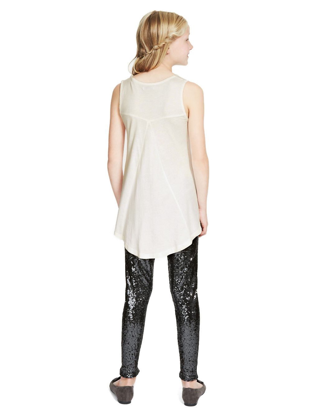 Studded Heart Vest Top & Leggings Outfit 4 of 6