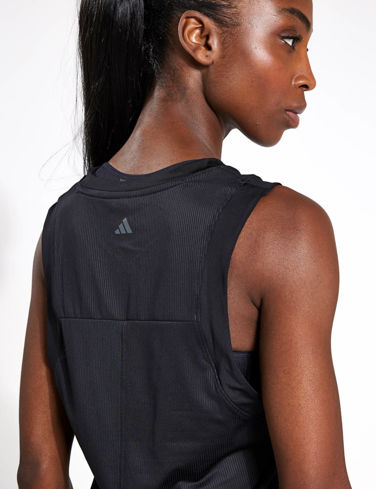 Studio Crew Neck Tie Back Relaxed Vest Top 4 of 5