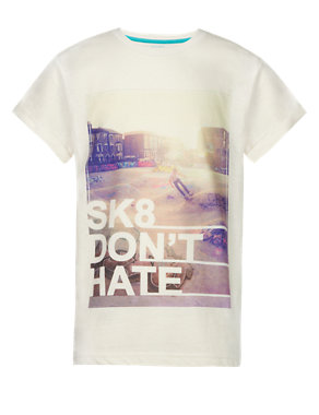 Sublimation Skateboard Print Boys T-Shirt Image 2 of 3