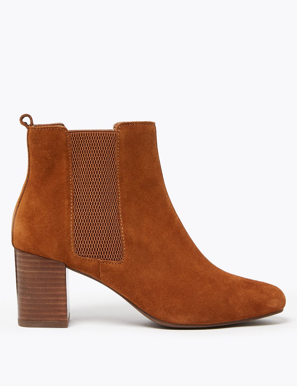 Suede Almond Toe Ankle Boots 1 of 5