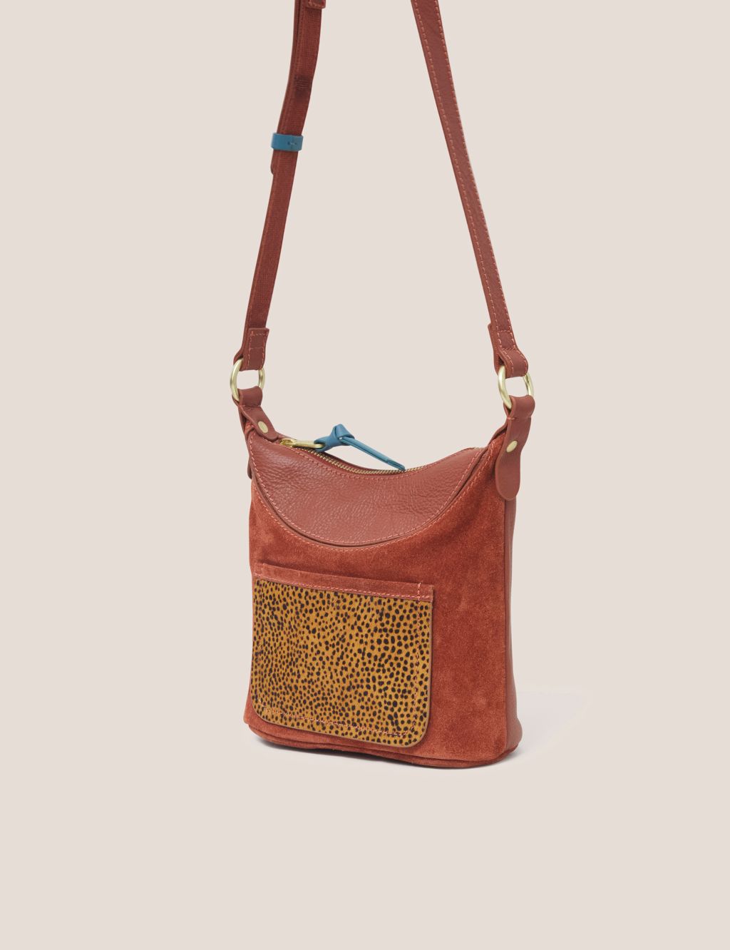 Rose Speedy Bandoulière 20 - Leather Crossbody Bag for Women