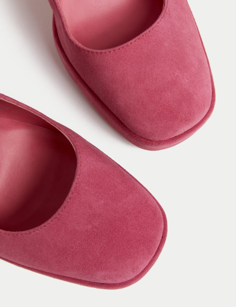 Marks and spencer pink court shoes sales