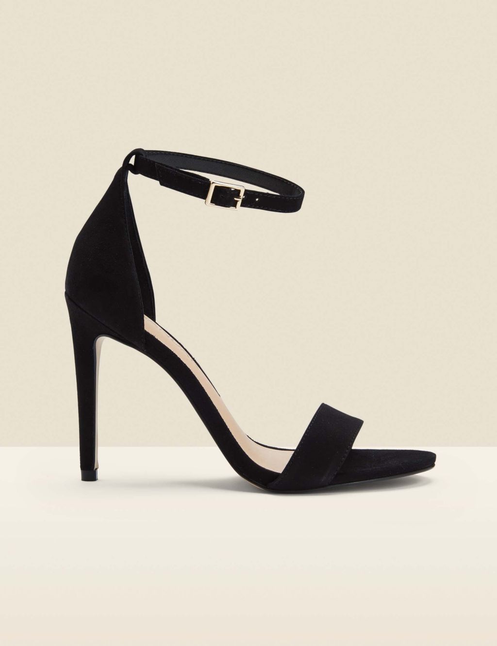 Suede Ankle Strap Stiletto Heel Sandals | SOSANDAR | M&S
