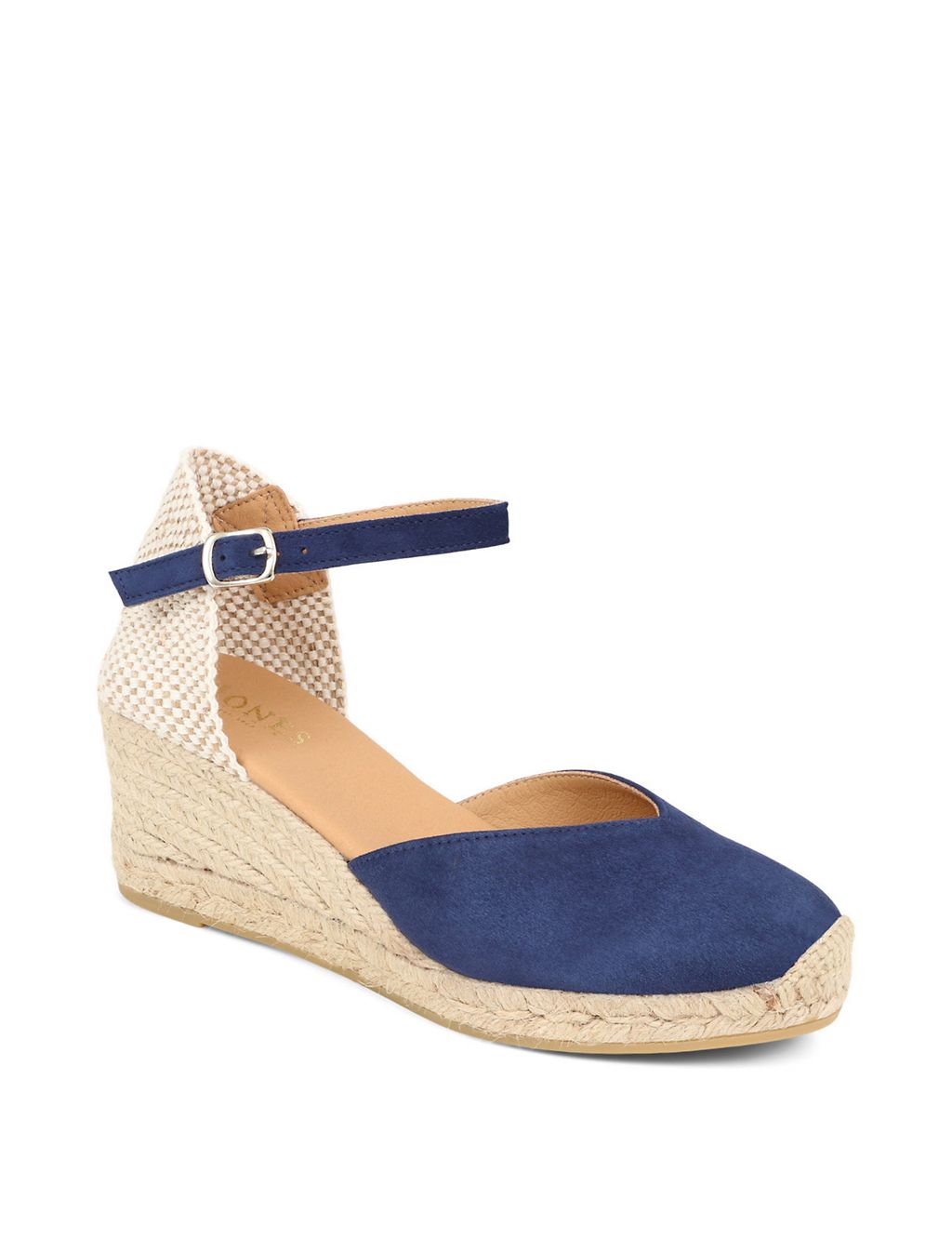 Suede Ankle Strap Wedge Espadrilles 8 of 8