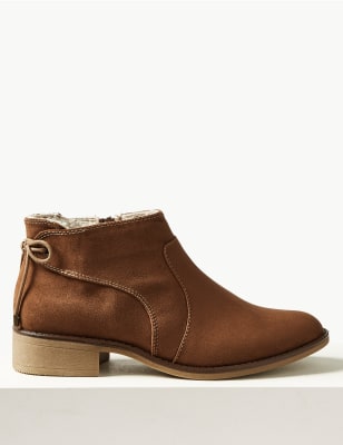 Marks and spencer hot sale block heel boots