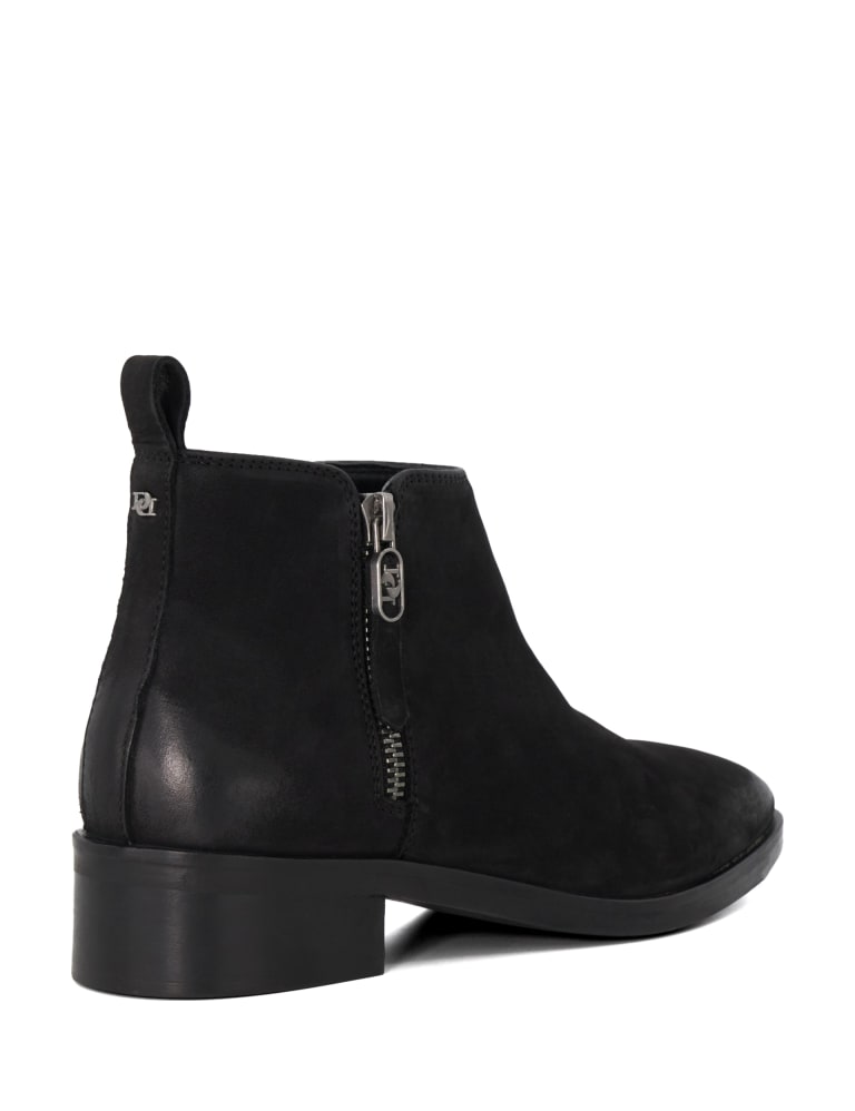 Suede Block Heel Ankle Boots Dune London M S