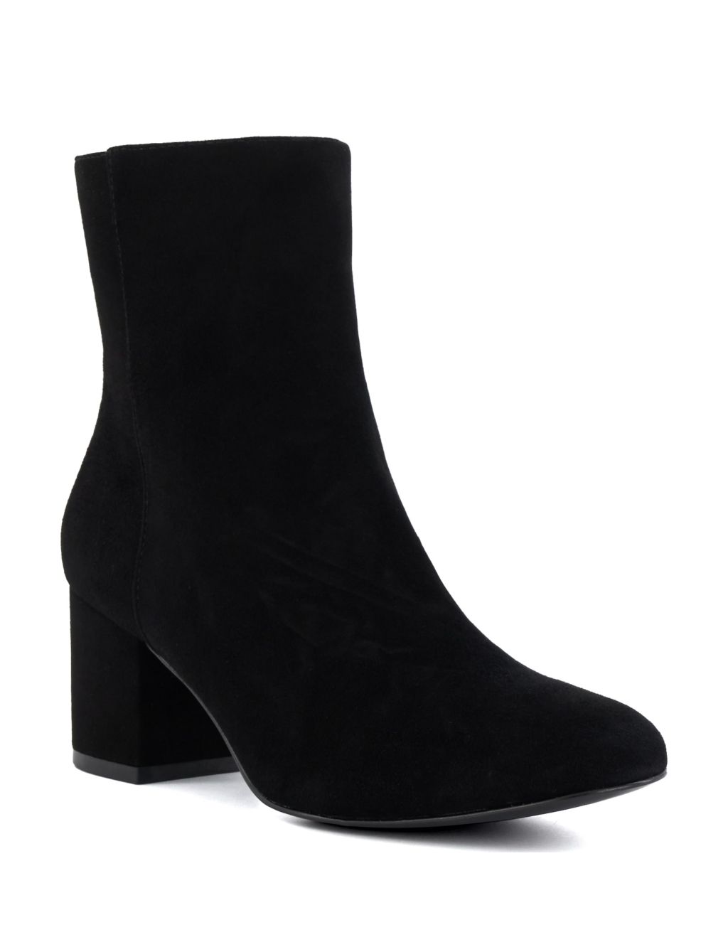 Suede Block Heel Ankle Boots | Dune London | M&S