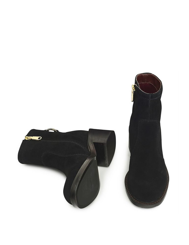 Suede Block Heel Ankle Boots | Radley | M&S