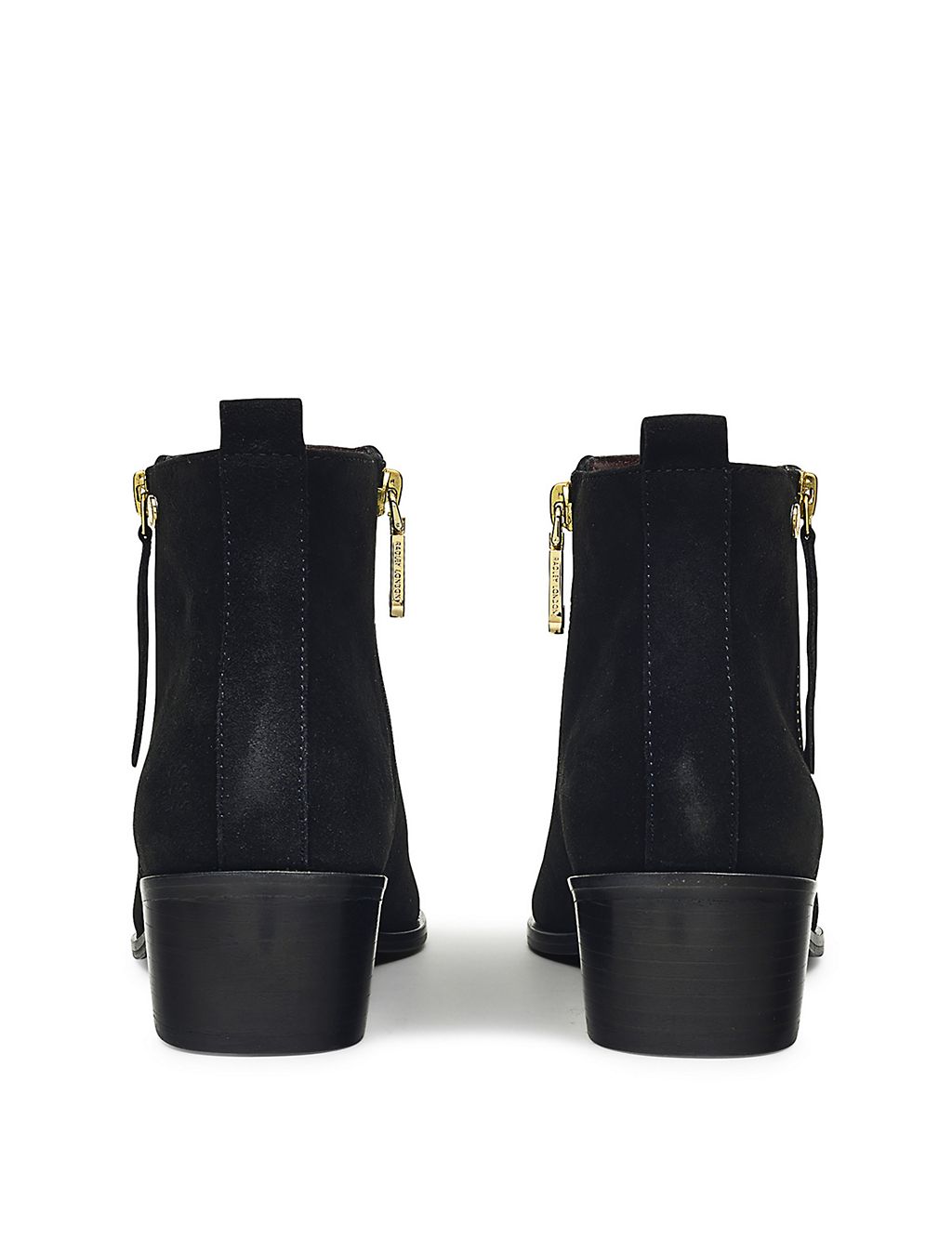 Suede Block Heel Ankle Boots 4 of 4