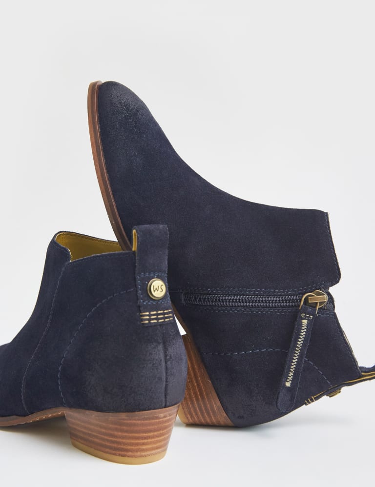 White stuff shop navy boots