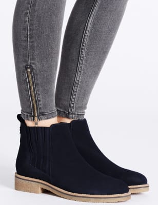 Suede chelsea boots hot sale crepe sole