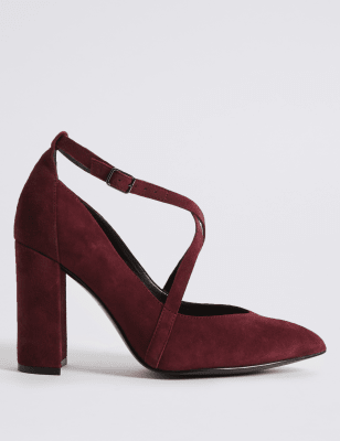 Cross strap court shoes hot sale