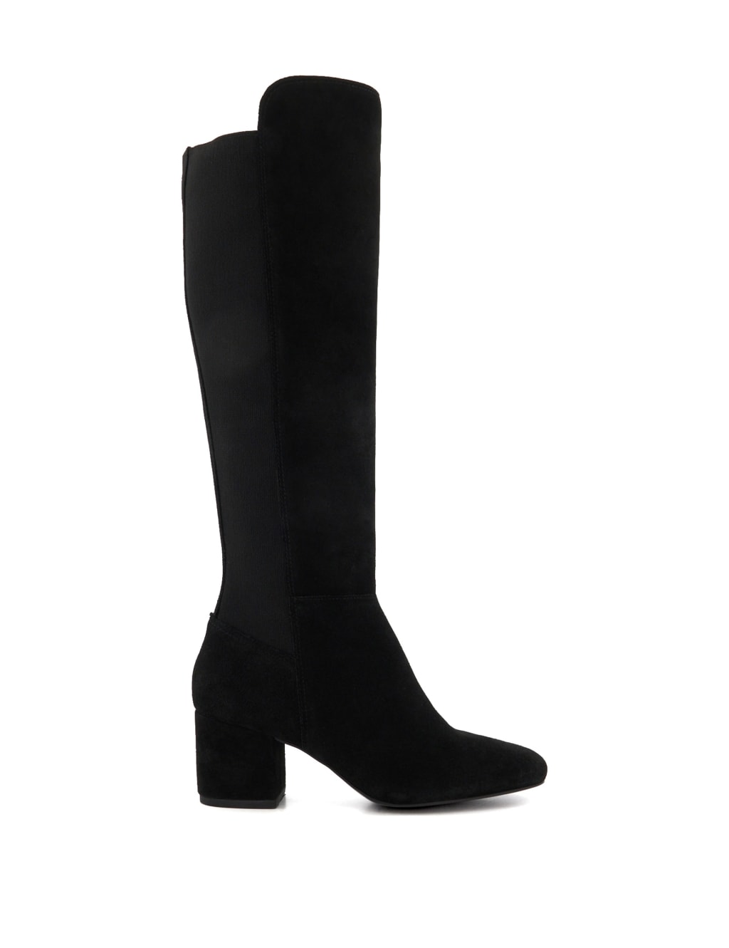 Suede Block Heel Knee High Boots | Dune London | M&S