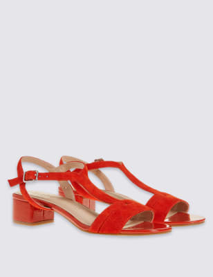 Marks and spencer red hot sale sandals