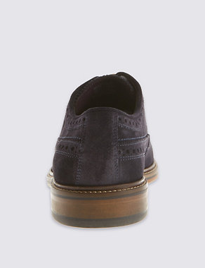 Suede Brogue Shoes Image 2 of 5