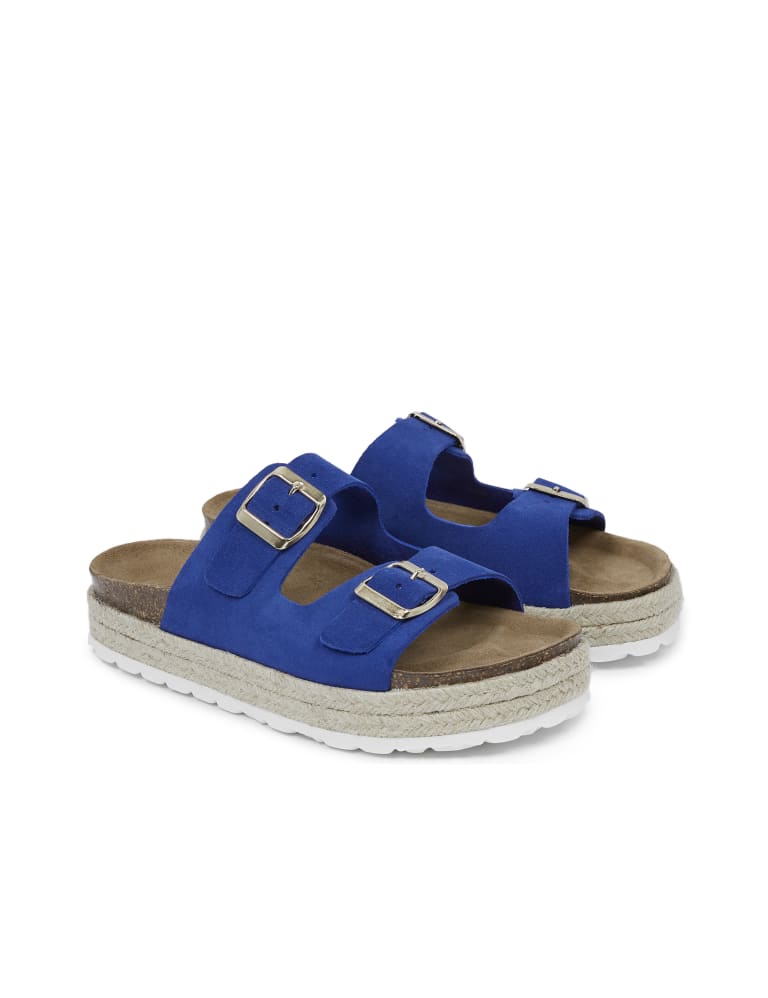 M&s blue sandals sales
