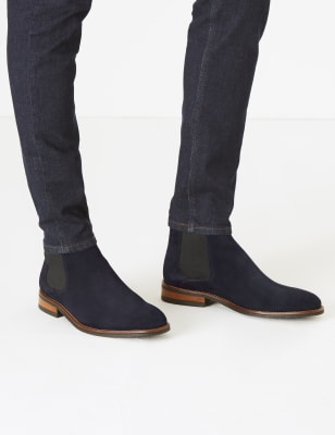 Mens suede shop chelsea boots sale