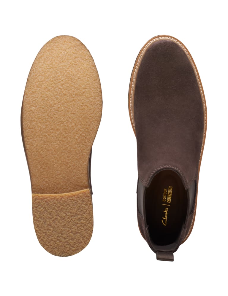 Clarks suede chelsea hotsell boots