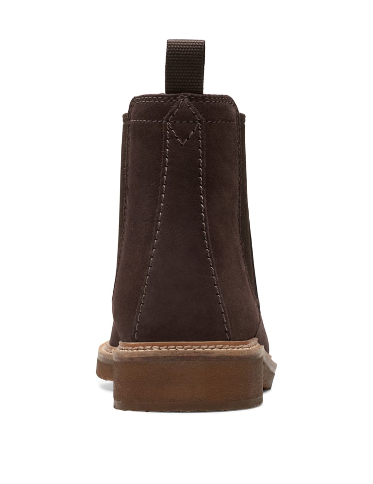 Clarks suede chelsea new arrivals boots womens