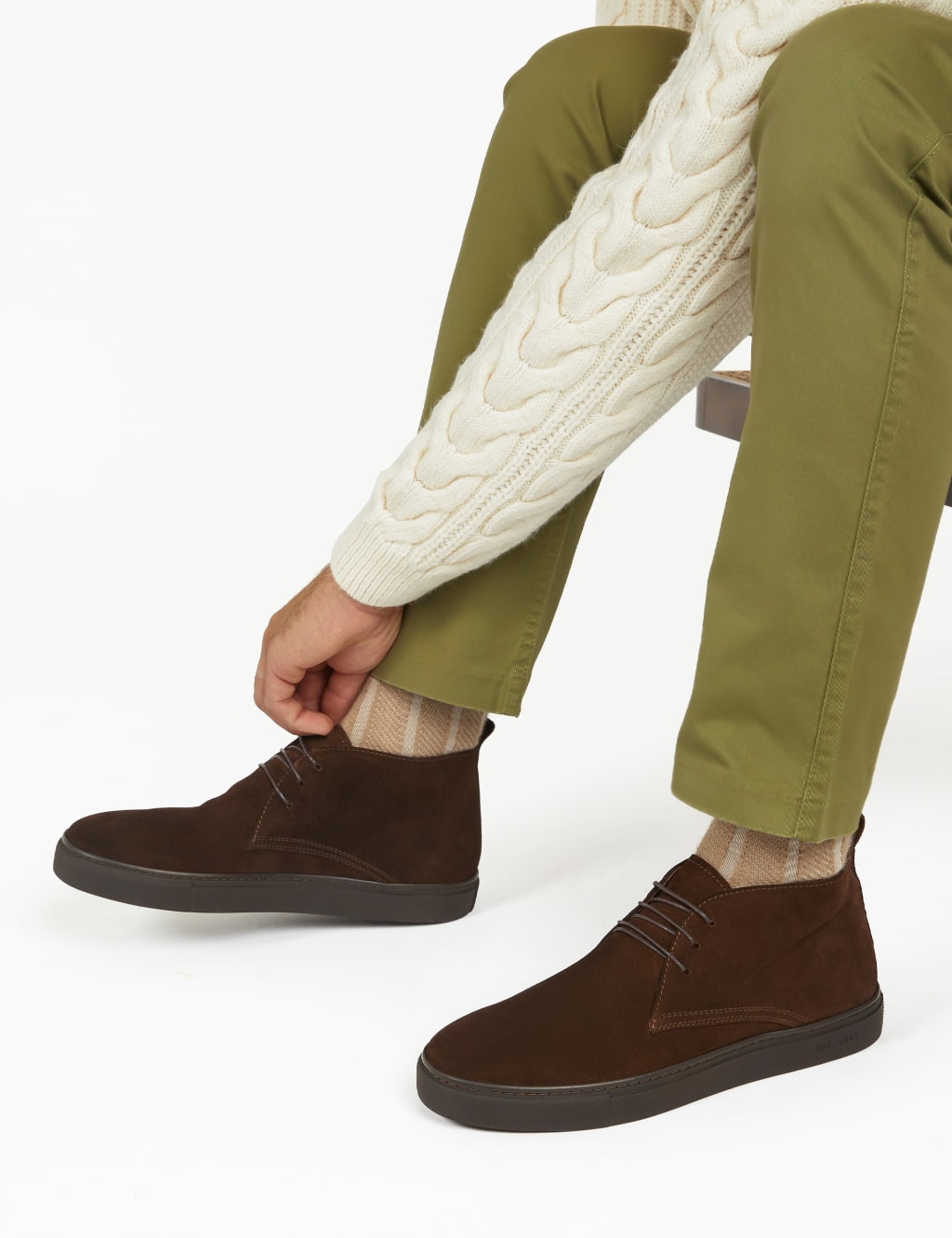 Oldin suede sneaker chukka on sale