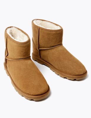 marks and spencer ladies slipper boots