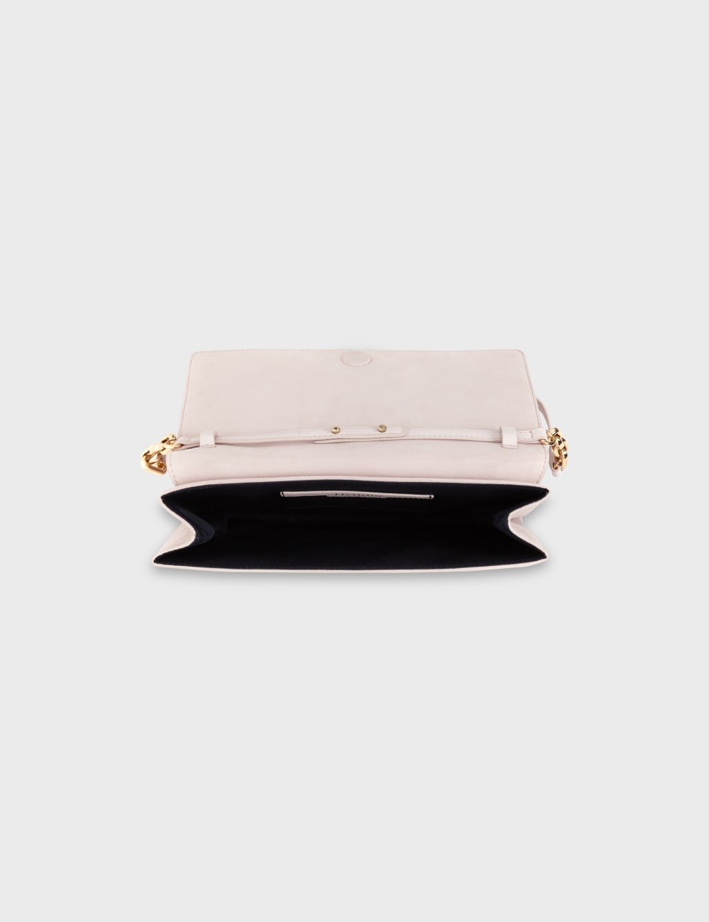 Bios suede Clutch Bag