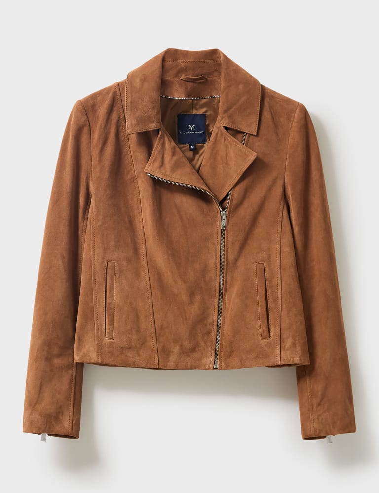 Suede bike cheap jacket