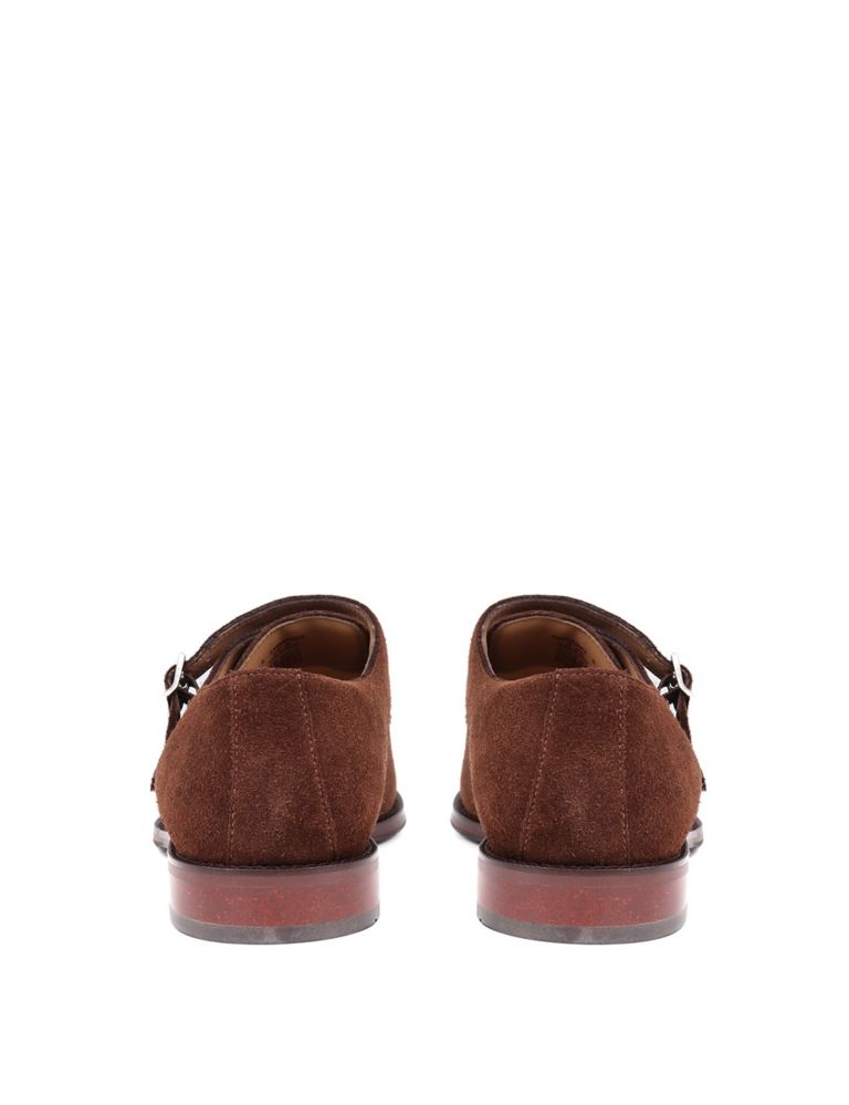 Suede Double Monk Strap Shoes 6 of 7