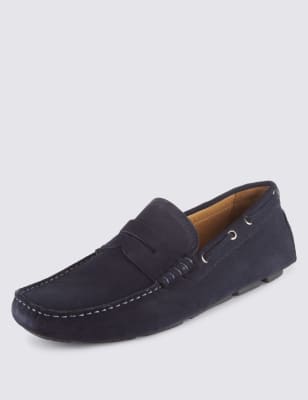 marks and spencer navy blue shoes