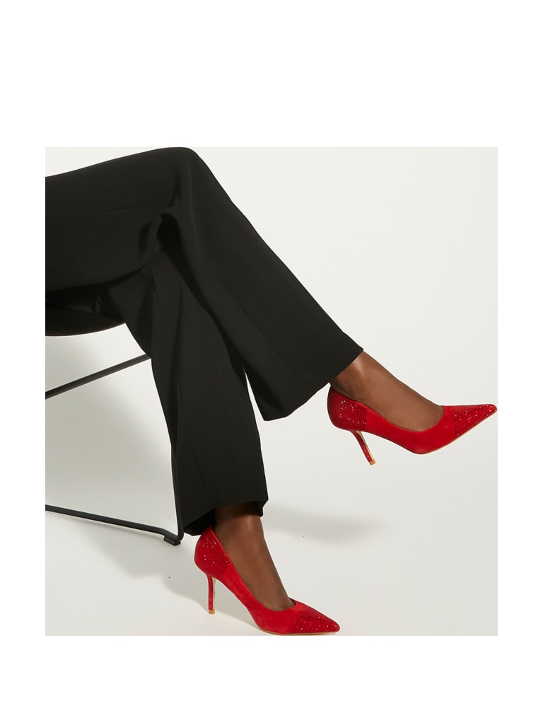 M&s red court sale shoes