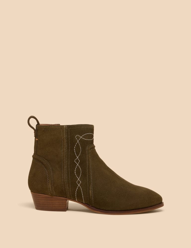 M&s suede cheap ankle boots