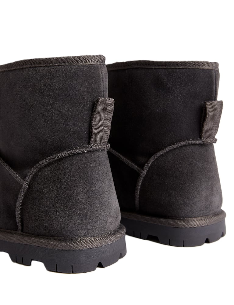 ESPRIT - Faux-Fur Lined Suede Booties at our online shop