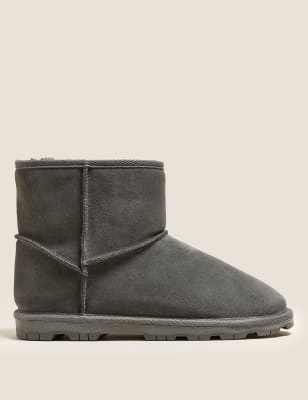 fur lined suede boots