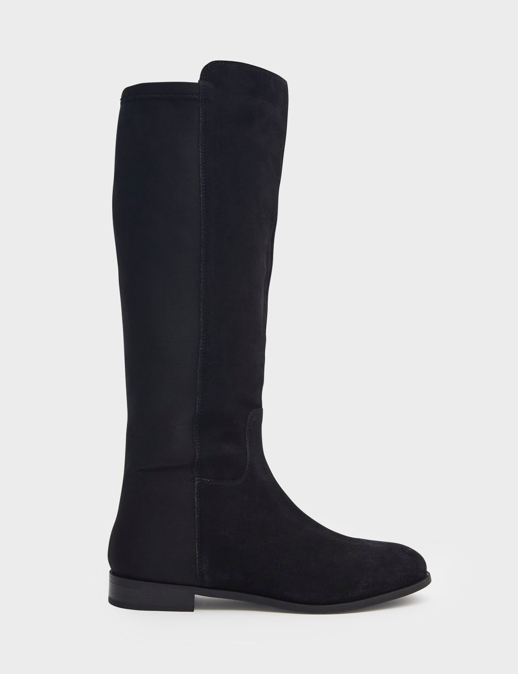Suede Flat Knee High Boots | Crew Clothing | M&S