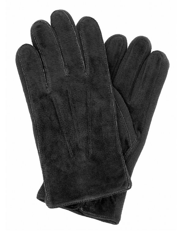 Suede Fleece Gloves Image 1 of 1