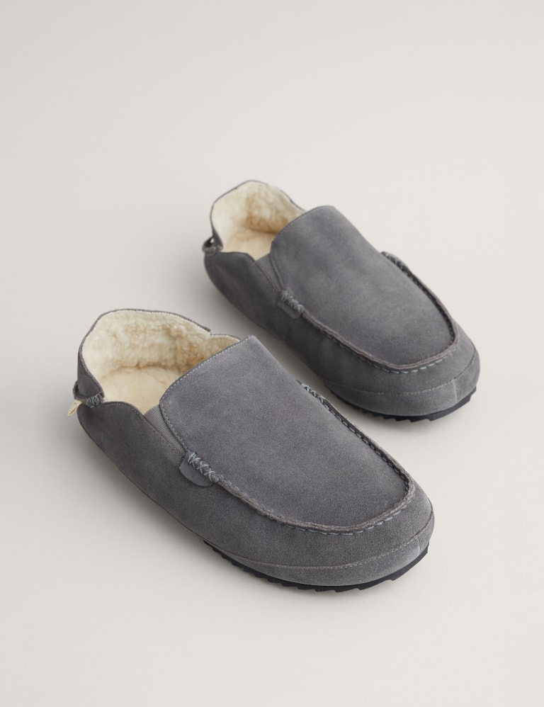 Marks and spencer moccasin slippers discount