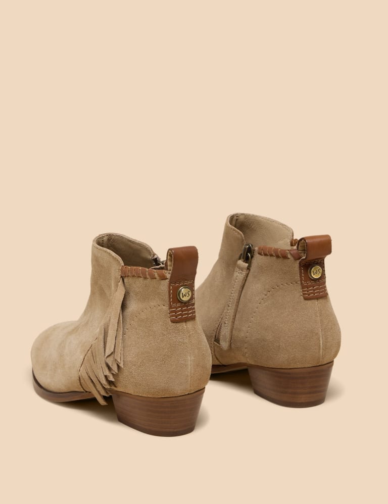 Clarks fringe boots on sale